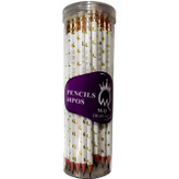 مداد مشکی MQ HB سه گوش پاکندار – مداد ارگونومیک مناسب نوشتن روان و راحت، طراحی مثلثی برای جلوگیری از خستگی دست، همراه با پاککن باکیفیت