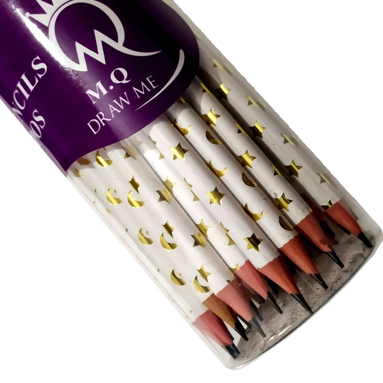 مداد مشکی MQ HB سه گوش پاکن‌دار – مداد ارگونومیک مناسب نوشتن روان و راحت، طراحی مثلثی برای جلوگیری از خستگی دست، همراه با پاک‌کن باکیفیت