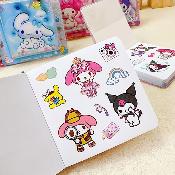 دفترچه یادداشت استیکردار آکواریومی فانتزی با جلد شفاف و استیکر رنگی در مشهد