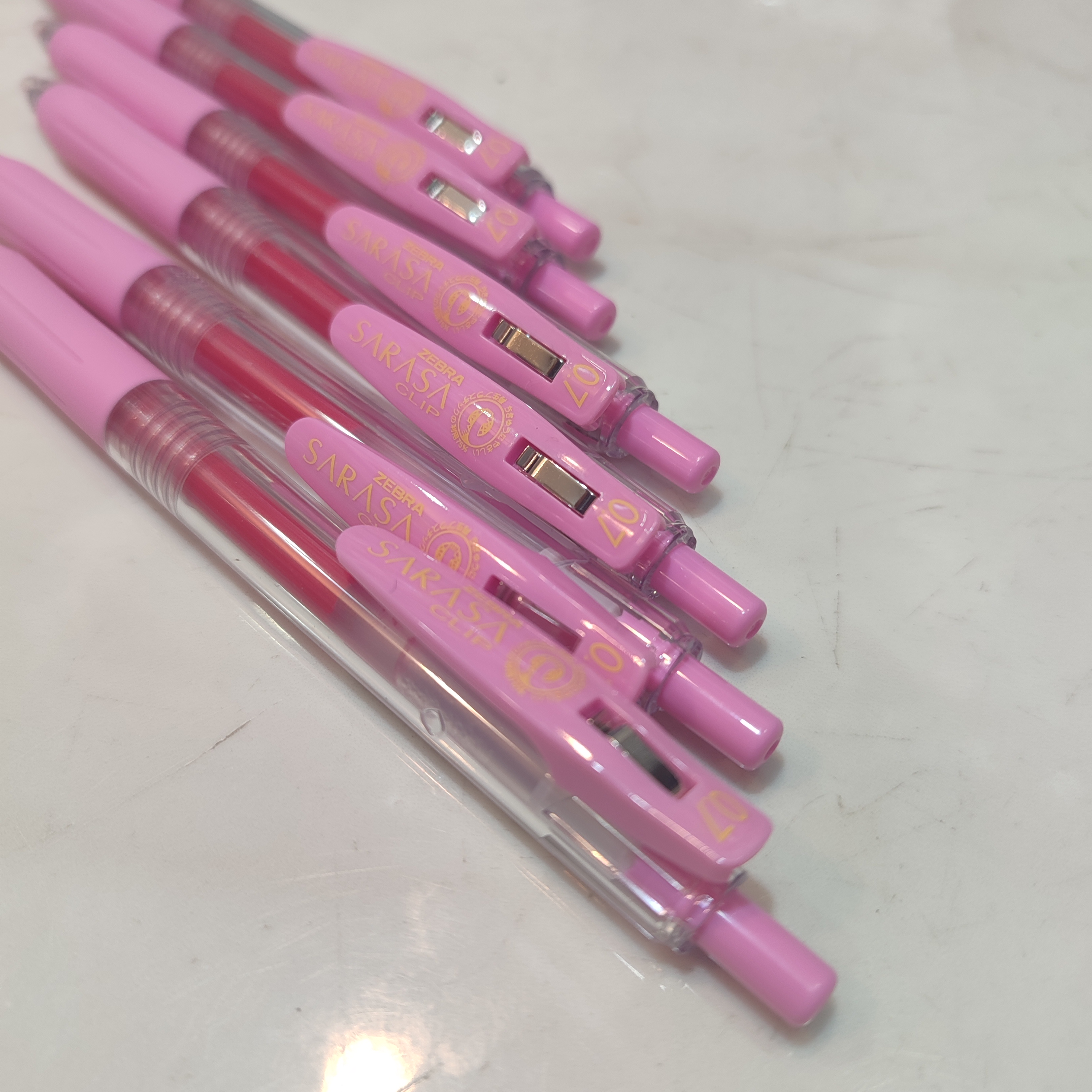 روان نویس زبرا صورتی روشن