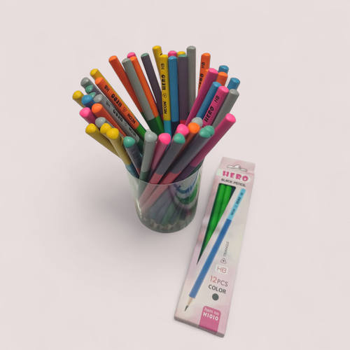 مداد هیرو در رنگ های متفاوت