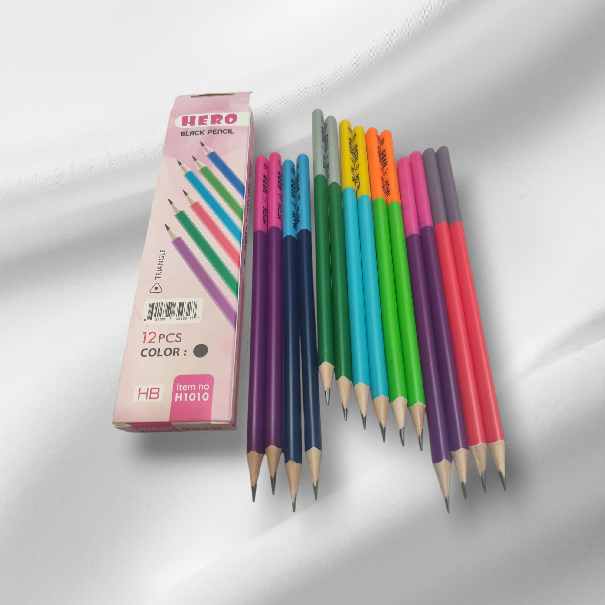 مداد هیرو دو رنگ