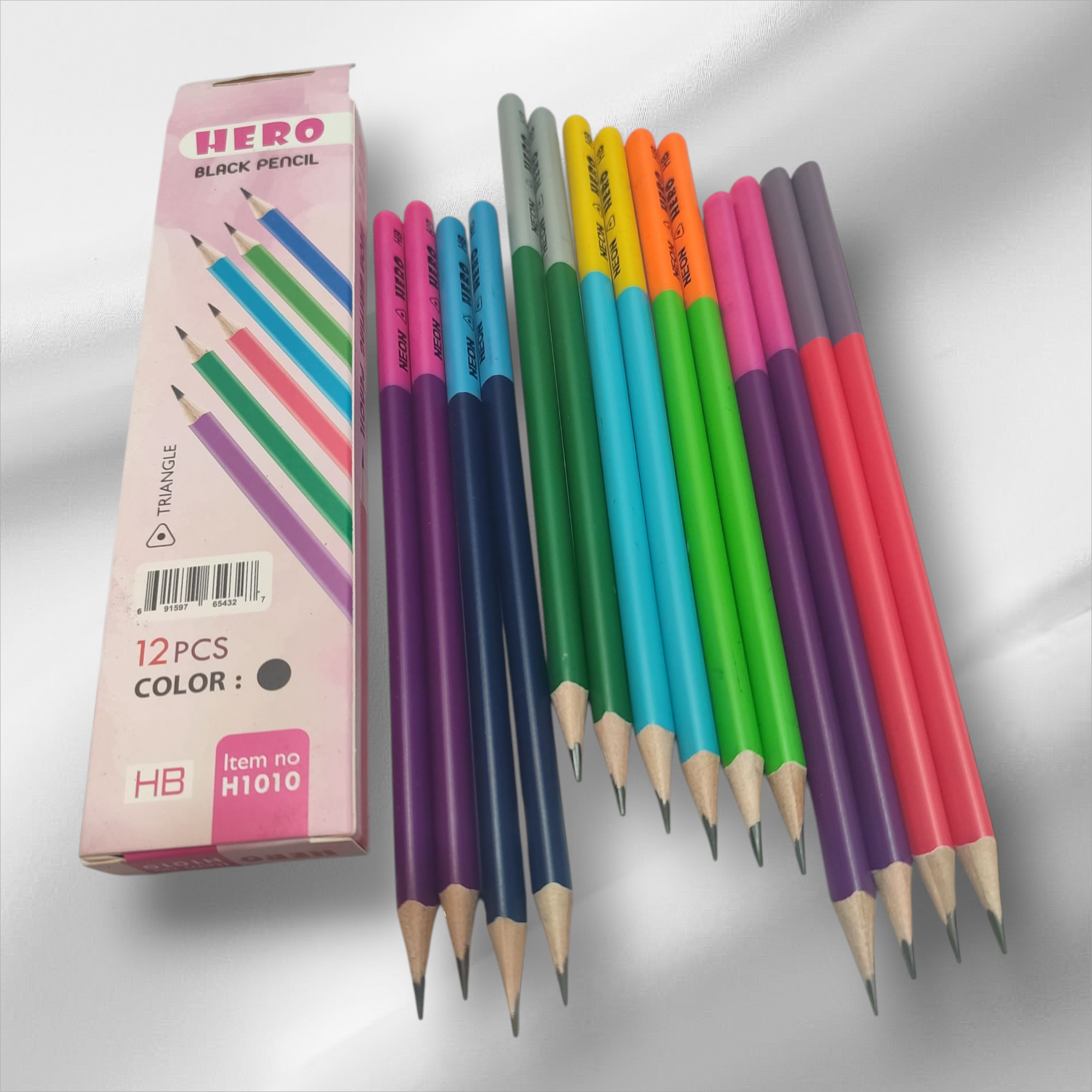 مداد هیرو بدنه رنگی